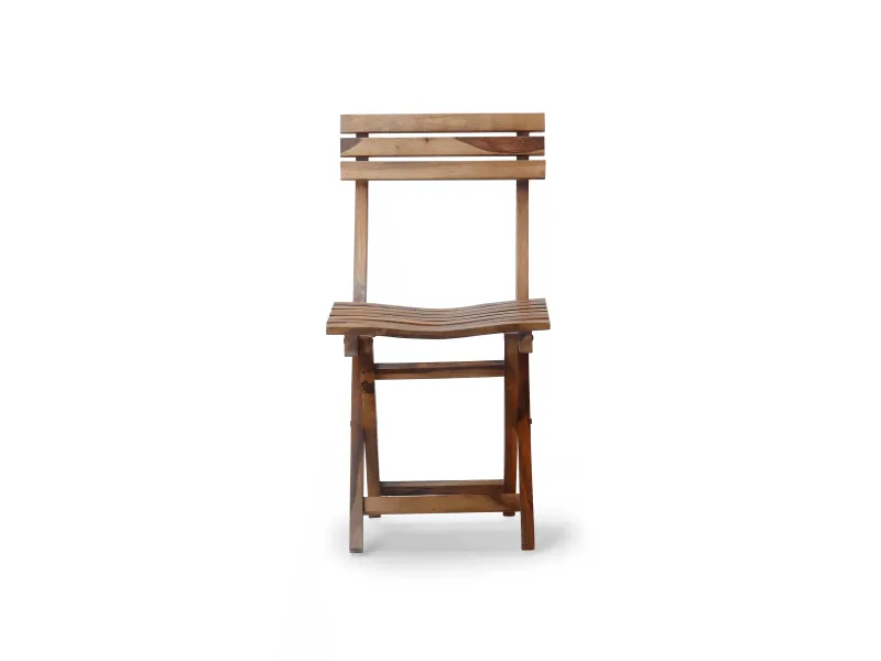 Nico Set of 2 Solid Wood Chairs and 2 Stools